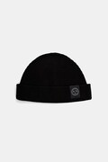 Armani Exchange beanie kapa za muškarce s dodatkom vune crna XM003124 AF10348