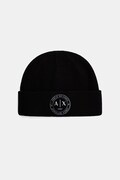 Armani Exchange čiapka pánska s vlnou čierna XM003123 AF10348