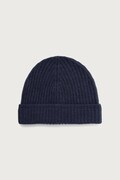United Colors of Benetton czapka beanie damska wełniana granatowa 63UWVA00F
