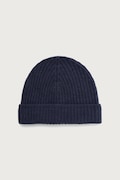 United Colors of Benetton czapka beanie damska wełniana granatowa 63UWVA00F