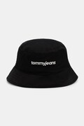 Tommy Jeans klobúk bucket pánsky bavlnený čierny AM0AM14706