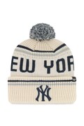 47 brand czapka z pomponem MLB New York Yankees beżowa B-QATRL17ACE-NT