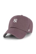 47 brand czapka z daszkiem damska bawełniana MLB New York Yankees brązowa B-BSRNR17GWS-A01
