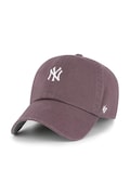 47 brand czapka z daszkiem damska bawełniana MLB New York Yankees brązowa B-BSRNR17GWS-A01