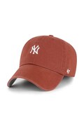 47 brand czapka z daszkiem bawełniana MLB New York Yankees czerwona B-BSRNR17GWS-A02