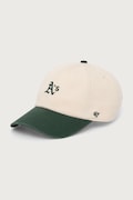 47 brand czapka z daszkiem bawełniana MLB Oakland Athletics beżowa B-BSRBT18GWS-NT