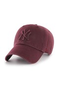 47 brand czapka z daszkiem bawełniana MLB New York Yankees bordowa B-NLRGW17GWS-KMC