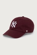 47 brand czapka z daszkiem bawełniana MLB New York Yankees bordowa B-NLRGW17GWS-KM