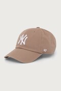 47 brand czapka z daszkiem bawełniana MLB New York Yankees brązowa B-NLRGW17GWS-V1B