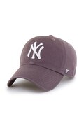 47 brand czapka z daszkiem bawełniana MLB New York Yankees brązowa B-NLRGW17GWS-A01