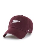 47 brand czapka z daszkiem bawełniana Arsenal FC bordowa EPL-RGW30GWS-KMA