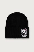 Karl Lagerfeld czapka beanie z wełną czarna B4W33041