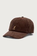 Kangol czapka z daszkiem sztruksowa CORD BASEBALL brązowa K5206HT.BR204