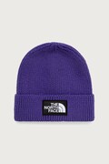 The North Face Logo Box Cuffed Beanie czapka fioletowa NF0A8CHENL41