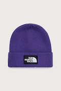 The North Face Logo Box Cuffed Beanie czapka fioletowa NF0A8CHENL41