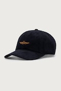 Aeronautica Militare czapka z daszkiem sztruksowa granatowa HA1262UCT04388