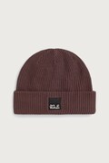 Jack Wolfskin czapka PERGAMON BEANIE fioletowa A66719