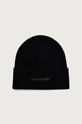 Icebreaker czapka beanie z wełny merino Merino All Day czarna IB0A573J0011