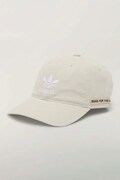 adidas Originals ADI008 Cap x SFTM șapcă de baseball din bumbac bej LE9468
