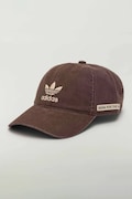 adidas Originals ADI008 Cap x SFTM șapcă de baseball din bumbac maro LE9467
