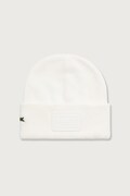 Lacoste σκούφος με βαμβάκι λευκός RB9885