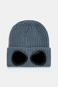 C.P. Company czapka beanie wełniana niebieska 21CMAC742A005509A