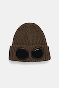 C.P. Company cappello beanie in lana verde 21CMAC742A005509A