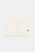 C.P. Company σκούφος beanie από μαλλί μερινό μπεζ 21CMAC137A005509A