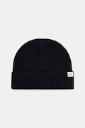 C.P. Company czapka beanie z wełny merino granatowa 21CMAC137A005509A