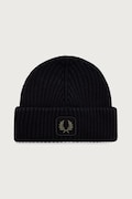 Fred Perry czapka bawełniana czarna C1138