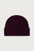 Fred Perry czapka beanie wełniana fioletowa C3306