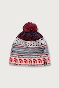 The North Face czapka z pomponem Cabin Ski Tuke czerwona NF0A8CH0IKH1