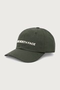 The North Face czapka z daszkiem z bawełną Norm zielona NF0A7WHPW951