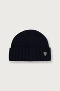 EA7 Emporio Armani czapka beanie z wełną granatowa AF18020.7X000841