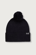 EA7 Emporio Armani czapka beanie z wełną granatowa AF29587.7X000915