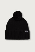 EA7 Emporio Armani czapka beanie z wełną czarna AF29587.7X000915