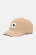 Carhartt WIP Canvas Cap czapka z daszkiem bawełniana brązowa I037182