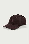 adidas czapka bejsbolówka bawełniana brązowa KQ6694