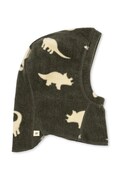 Konges Sløjd kukla detská fleecová TAVI FLEECE BALACLAVA GRS zelená KS105772