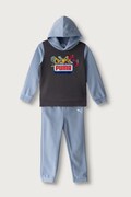 Puma komplet dresowy dziecięcy z bawełną PUMA X TRANSFORMERS MINICATS Loungewear Set INF niebieski 637631