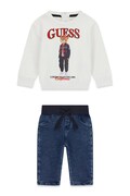 Guess komplet codzienny niemowlęcy bawełniany biały I6BG02 K5804