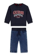 Guess komplet codzienny niemowlęcy bawełniany granatowy I6BG02 K5804