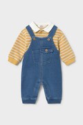 Mayoral Newborn komplet niemowlęcy bawełniany z elastanem niebieski 2680