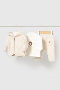Mayoral Newborn komplet dresowy niemowlęcy z bawełną beżowy 2670
