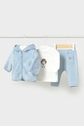 Mayoral Newborn komplet dresowy niemowlęcy z bawełną niebieski 2670