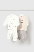 Mayoral Newborn σετ φόρμας βρεφικό βαμβακερό με ελαστάν μπεζ 2664