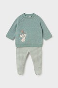 Mayoral Newborn комплект для немовлят з бавовною бірюзовий 2519