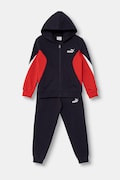 Puma dres dziecięcy z bawełną ESS BLOCK Full-Zip Sweat Suit czarny 695219