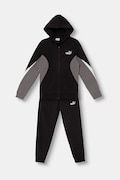 Puma dres dziecięcy z bawełną ESS BLOCK Full-Zip Sweat Suit czarny 695219