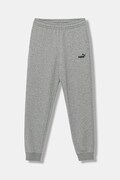 Puma spodnie dresowe dziecięce bawełniane z elastanem ESS No. 1 Logo Sweatpants szare high waist 684912